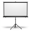 80 inch tripod projector screen product-only view